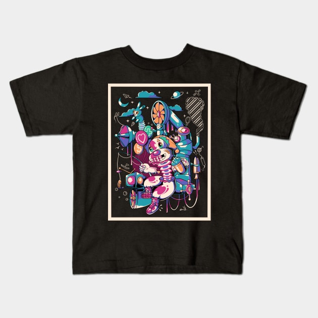 entertainer clown Kids T-Shirt by Bayuktx